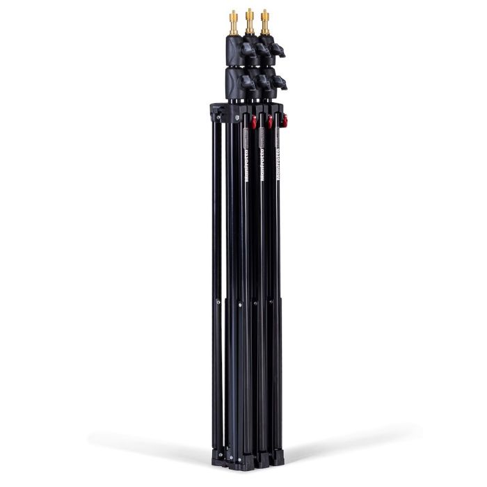 Manfrotto 1052BAC-3 3 Pack Compact Lighting Stand, Air Cushioned and Portable