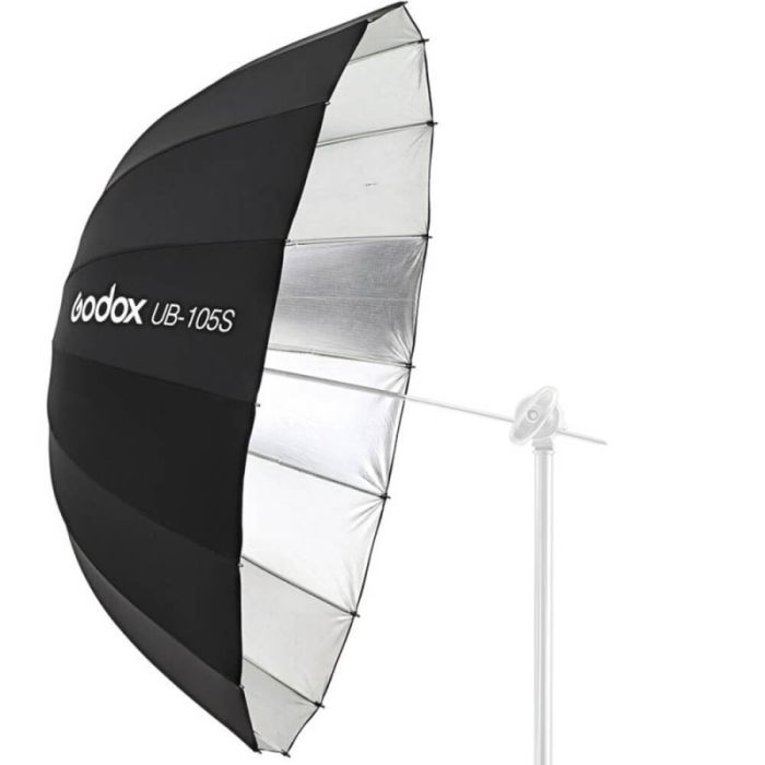 Godox UB-105S Silver Parabolic Umbrella Godox UB-105S Silver Parabolic Umbrella