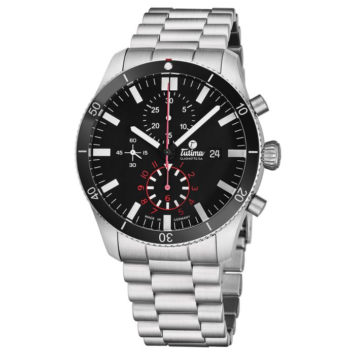 Tutima Grand Flieger Airport Chronograph Men's Watch
      		 6401-02