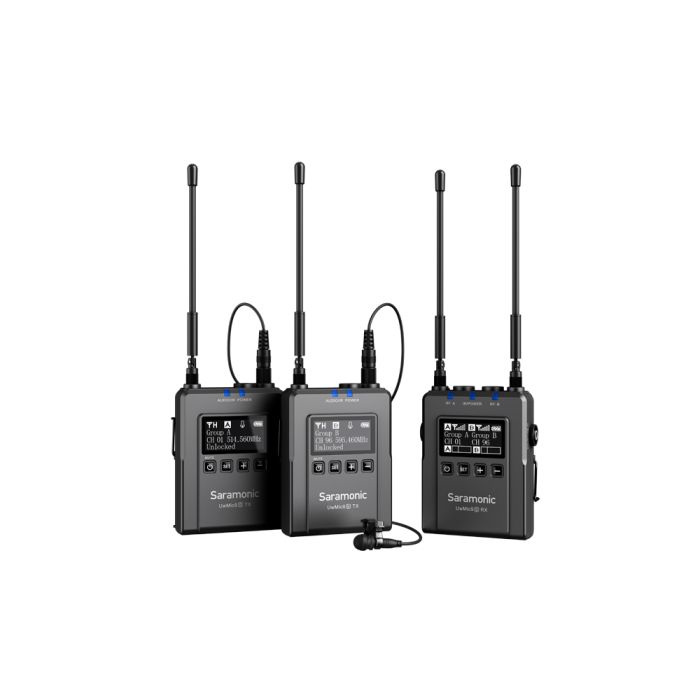 Saramonic UwMic9s Kit 2 (TX+TX+RX) Wireless Microphone System