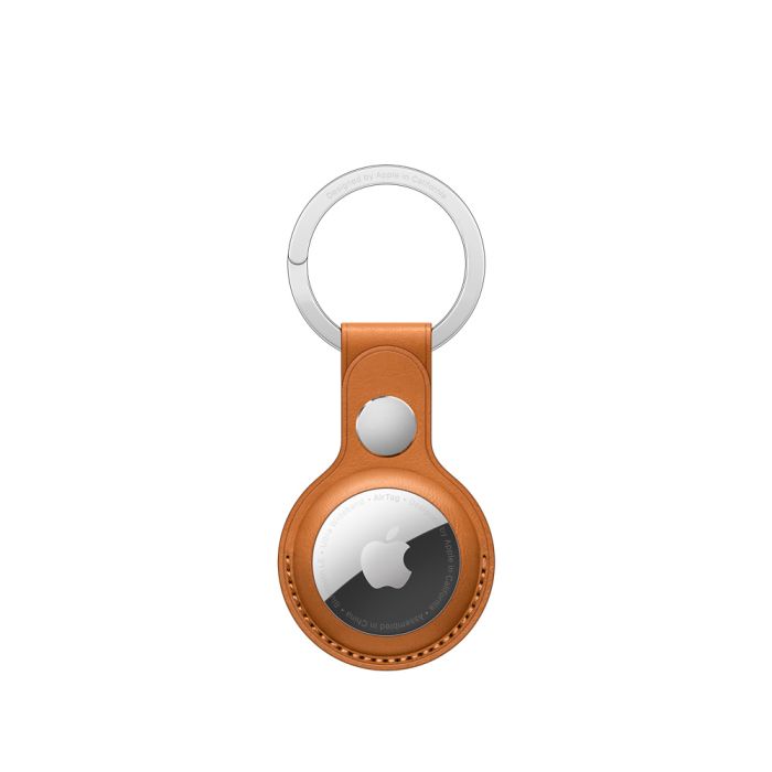 Apple AirTag Leather Key Ring - Golden Brown MMFA3ZM/A Apple AirTag Leather Key Ring - Golden Brown MMFA3ZM/A