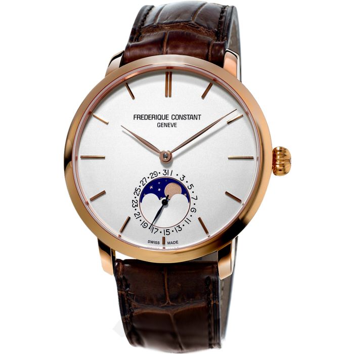 Frederique Constant Slimline Moonphase Men's Watch FC-705V4S4