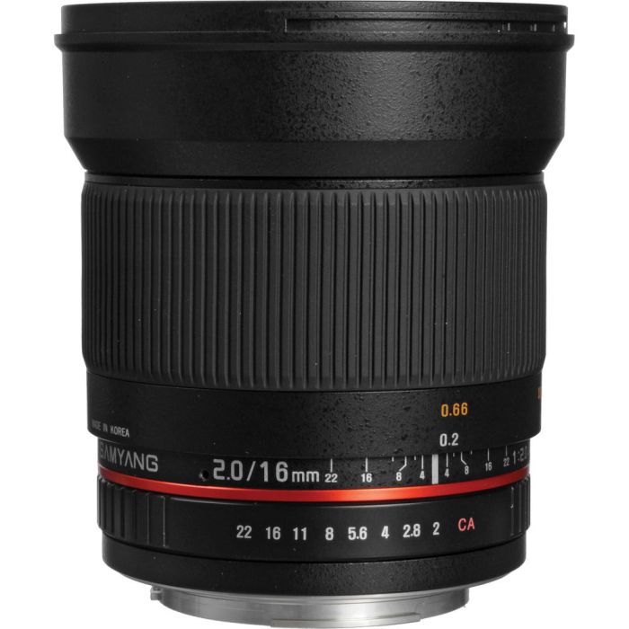 Samyang 16mm f/2.0 ED AS UMC CS Canon