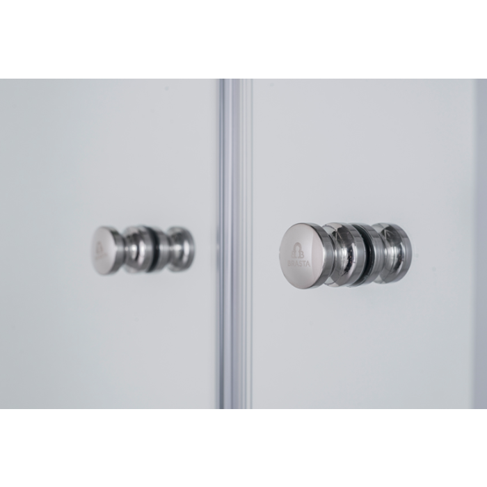 Baltijos Brasta ERIKA Shower Enclosure 80x80 Tinted Gray