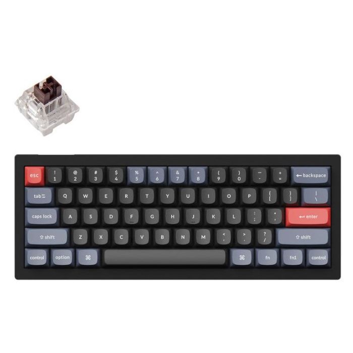 Keychron V4 Wireless Keyboard RGB Carbon Black (V4-B3)