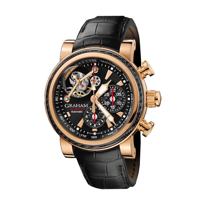 Graham Tourbillograph Silverstone Woodcote Men's Watch 2TWAE.B02A.C104B