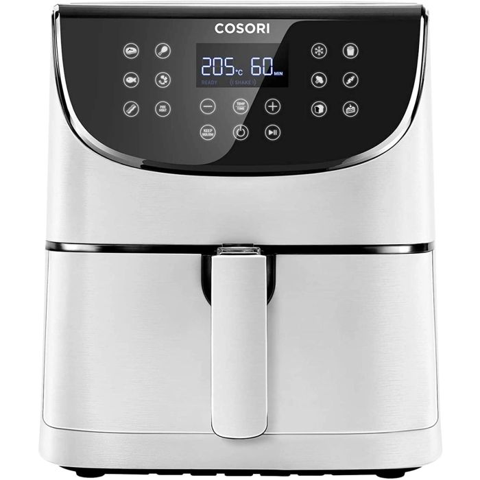 Cosori Air Fryer 5.5L XXL 1700W White with Digital LED Touch Screen 11 Programmes (CP158-AF)