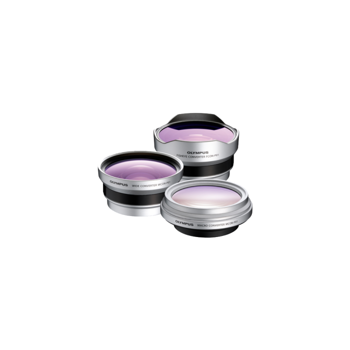 Olympus 3CON-P01 Lens Converter Kit (Macro, Wide, Fisheye)