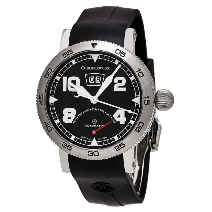 Chronoswiss TimeMaster Time Master Retrograde Day Men's Watch CH-8143-BK