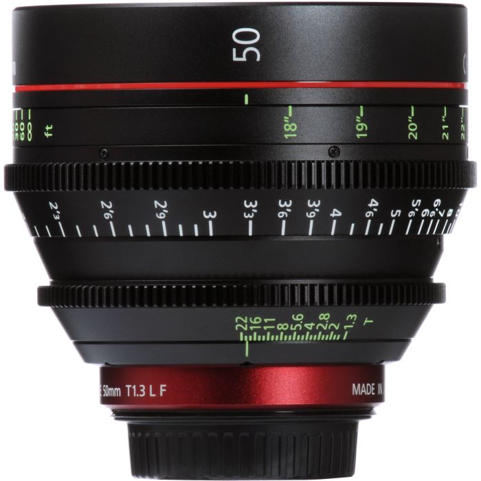 Canon CN-E 50mm T1.3 L F Cine Prime with EF-mount