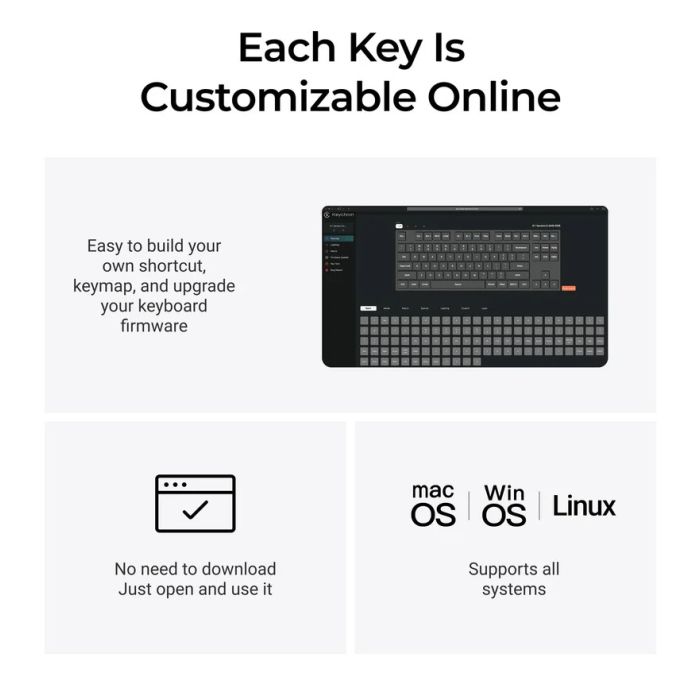 Keychron K1 Wireless Keyboard RGB Black (K1X-B1)
