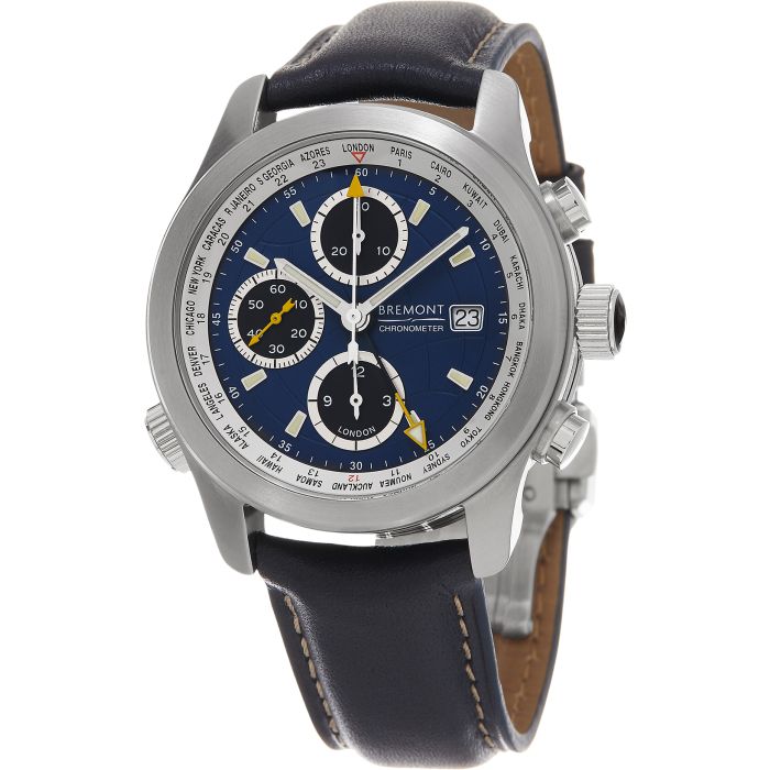 Bremont World Timer Men's Watch ALT1-WT-BL