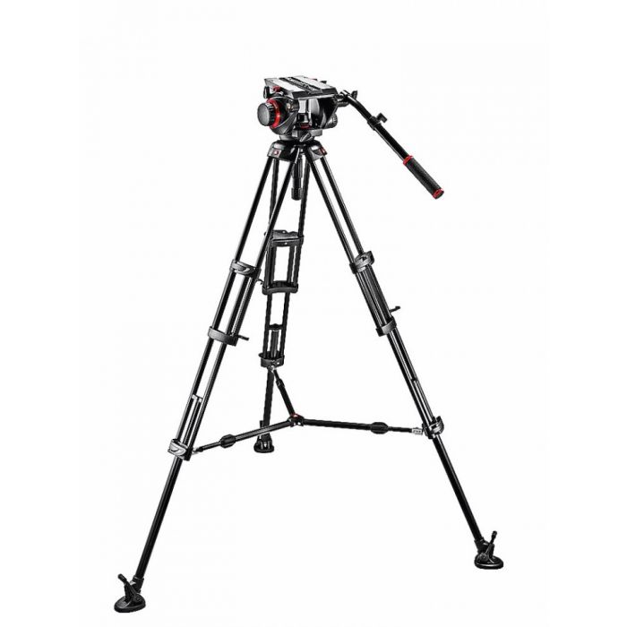 Manfrotto 509 Fluid Video Head & 545B Aluminium Twin Leg Tripod (509HD,545BK) Manfrotto 509 Fluid Video Head & 545B Aluminium Twin Leg Tripod (509HD,545BK)