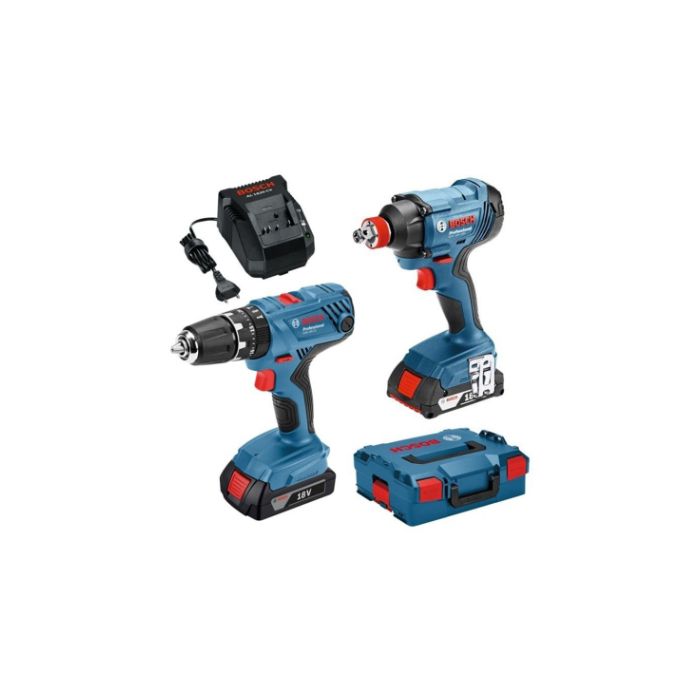 Bosch GDX 18V-180 + GSR 18V-21, 2x2.0Ah, 1820CV L-Boxx (06019G5203)