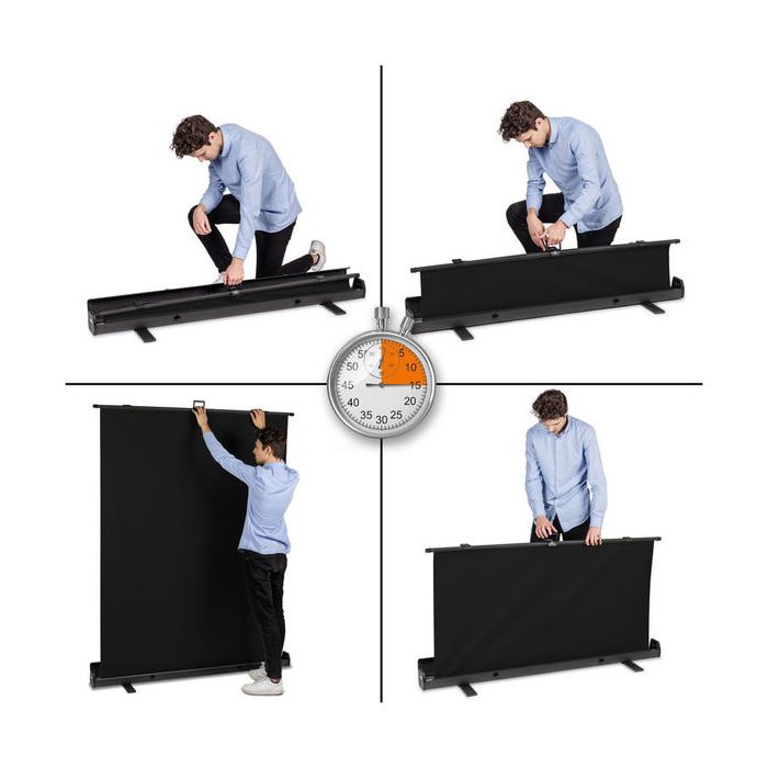 Walimex Pro Roll-up Background Black 155x200 (23076)