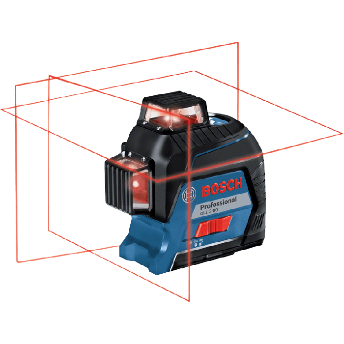 Bosch GLL 3-80 (4x1.5V AA, Case) (0601063S00)