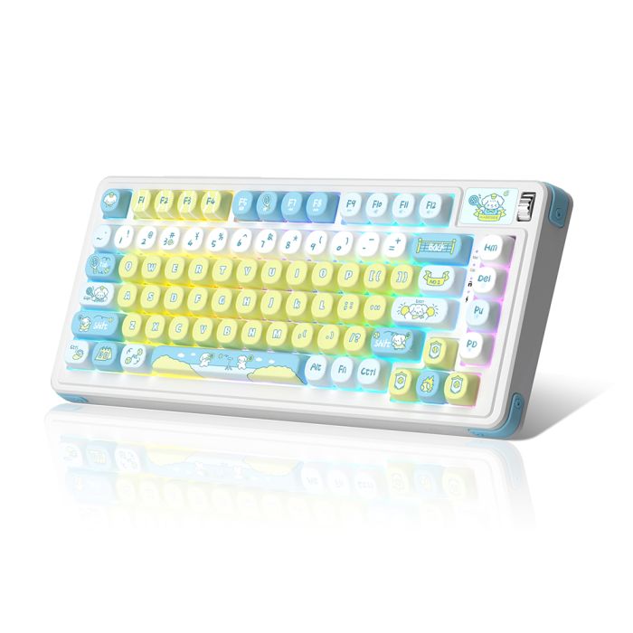 Magegee AIR75 Dog Themed, RGB, Blue Whale Switch, US (AIR75-Dog-Themed)