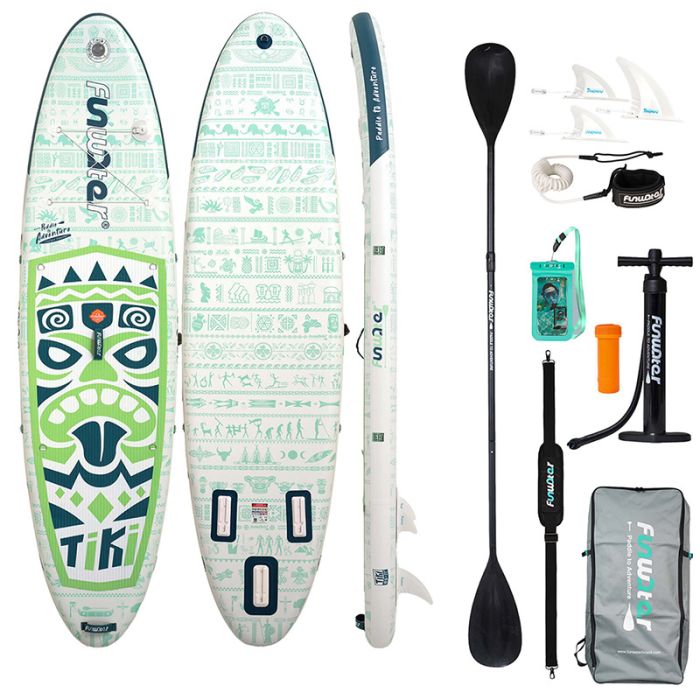 FunWater SUP Paddleboard SUPFW05D Tiki 3,2m (Green)