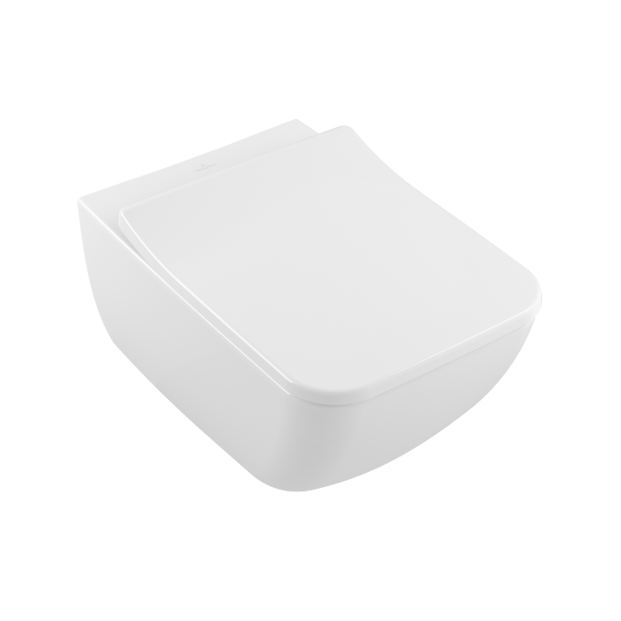 Villeroy&Boch Venticello DirectFlush Wall-Mounted WC with Slim WC Toilet Seat Coverand SoftClose (4611RS01) Villeroy&Boch Venticello DirectFlush Wall-Mounted WC with Slim WC Toilet Seat Coverand SoftClose (4611RS01)