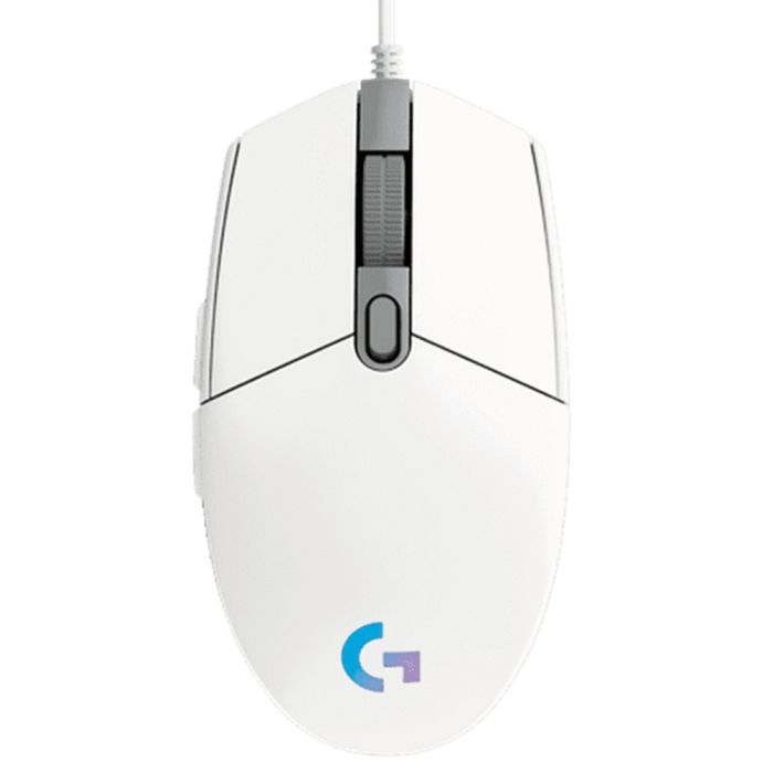 Logitech G102 LIGHTSYNC RGB Gaming Mouse White Datorpele (910-005824)