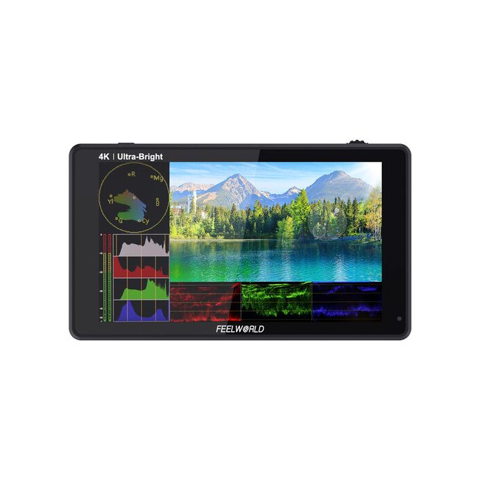 FeelWorld LUT6S 6 2600nits HDR/3D LUT Touch Screen DSLR Camera Field Monitor with Waveform