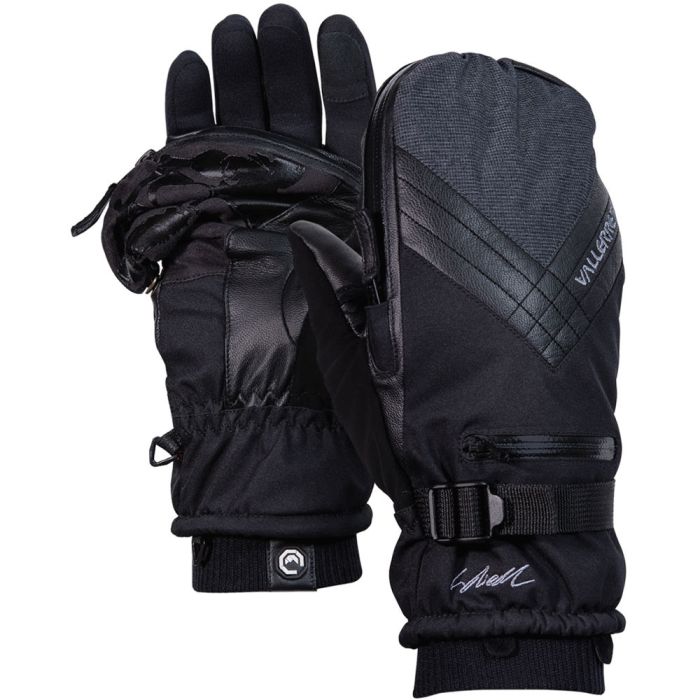 Valleret Skadi Zipper Mitt PSP Black Size XL (20SKD-BK-XL) Valleret Skadi Zipper Mitt PSP Black Size XL (20SKD-BK-XL)