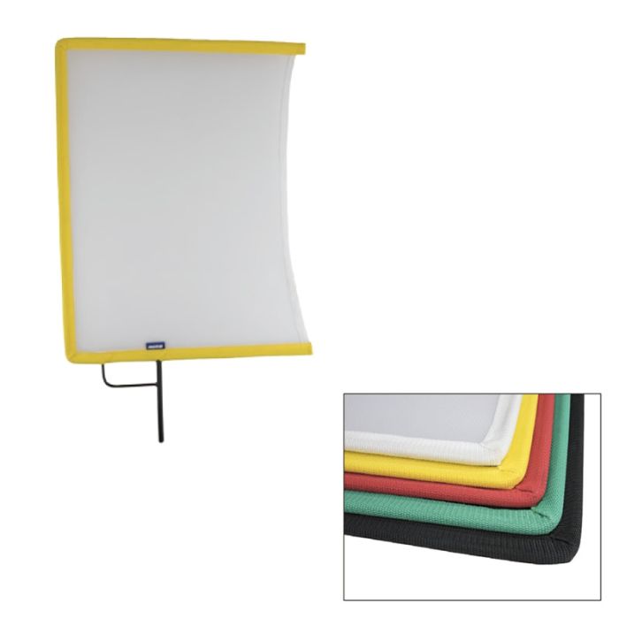 Kupo KT-2436OW 24"x 36" Open End Flag Frame - White Artificial Silk