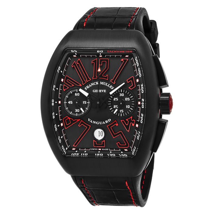 Franck Muller Vanguard Automatic Chronograph Men's Watch 45CCBLKBLKRED