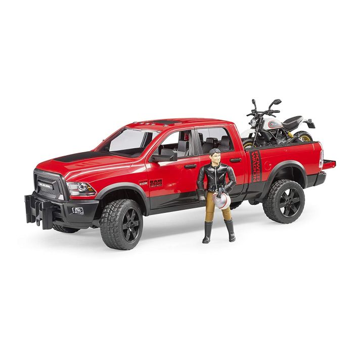 Bruder RAM 2500 Power Wagon including Ducati Desert Sled (02502)