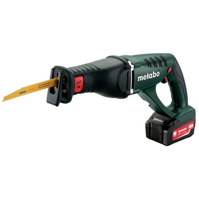 Metabo Cordless Sabre-Saw ASE 18 LTX / 5,2 Ah (602269650) Metabo Cordless Sabre-Saw ASE 18 LTX / 5,2 Ah (602269650)