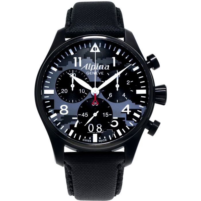 Alpina Startimer Pilot Camouflage Chronograph Men's Watch AL-372BMLY4FBS6