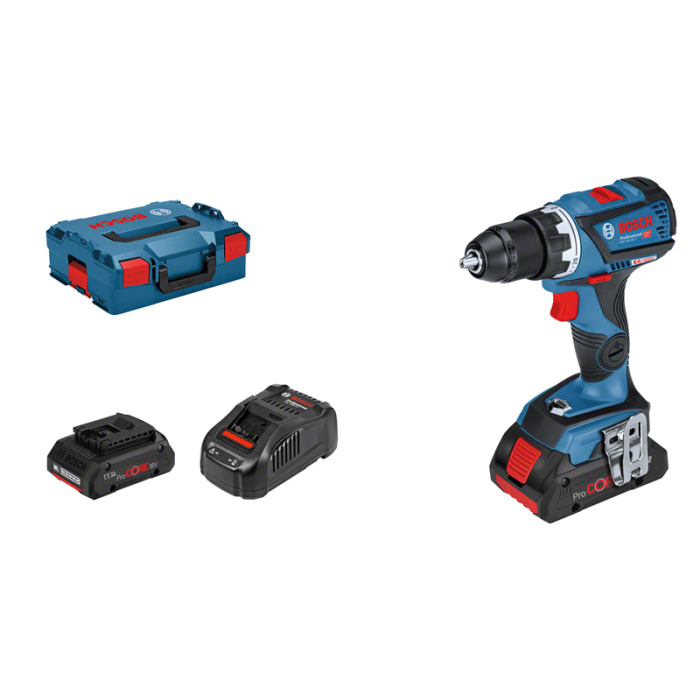 Bosch GSR 18V-60C, 2x4.0Ah ProCORE18V, 1880CV L-Boxx (06019G1108)