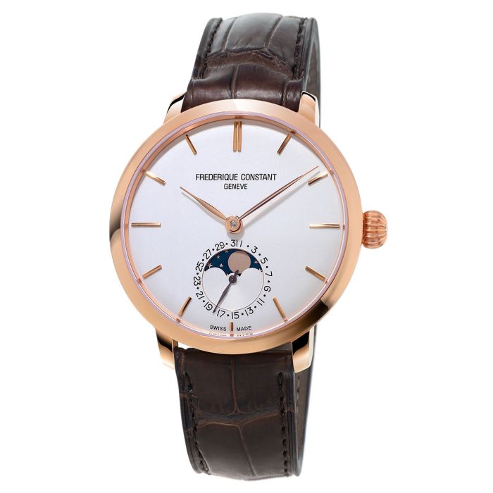 Frederique Constant Slimline Moonphase Men's Watch FC-703V3S4 Frederique Constant Slimline Moonphase Men's Watch FC-703V3S4