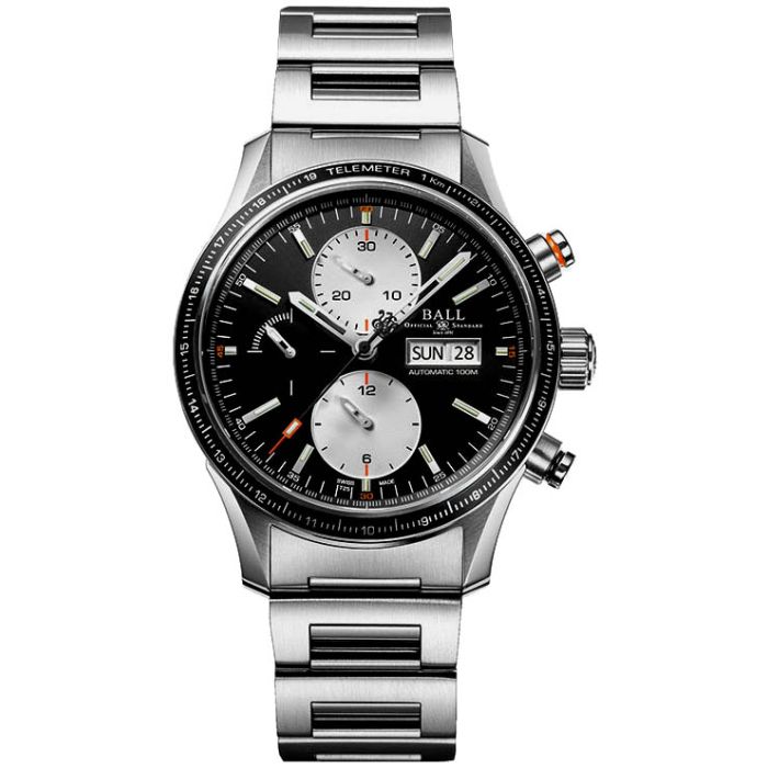 Ball Fireman Storm Chaser Pro Chronograph Men's Watch CM3090C-S1J-BK