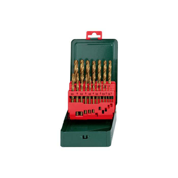 Metabo HSS-TIN Twist Drills (19 pcs.), 1-10mm (627156000) Metabo HSS-TIN Twist Drills (19 pcs.), 1-10mm (627156000)