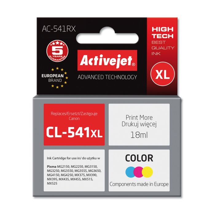 Activejet AC-541RX Ink (replacement for Canon CL-541XL)