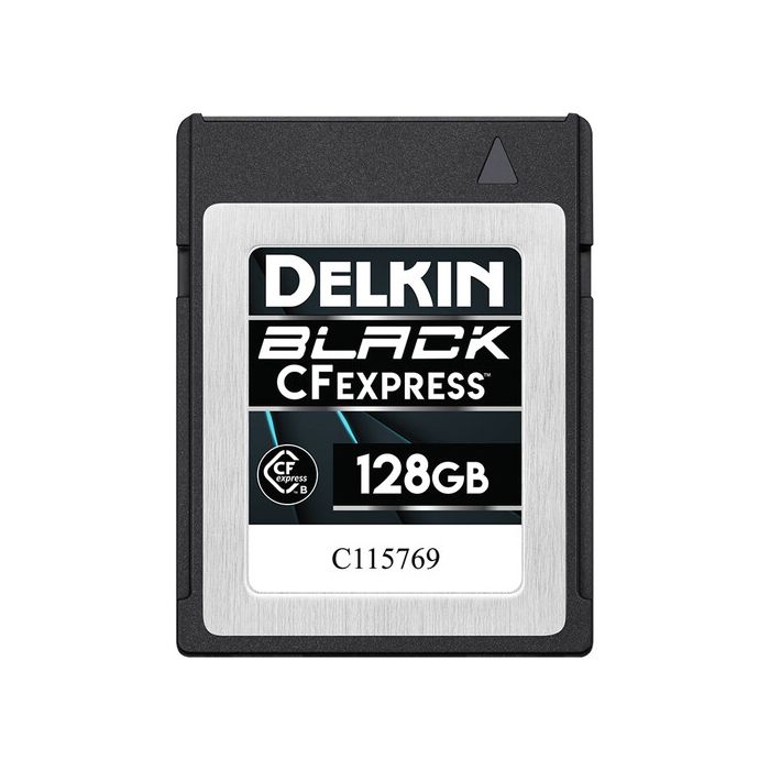 Delkin Devices CFexpress Type B BLACK 128GB Memory Card 1760MB/s Read, 1710MB/s Write (DCFXBLK128) Delkin Devices CFexpress Type B BLACK 128GB Memory Card 1760MB/s Read, 1710MB/s Write (DCFXBLK128)
