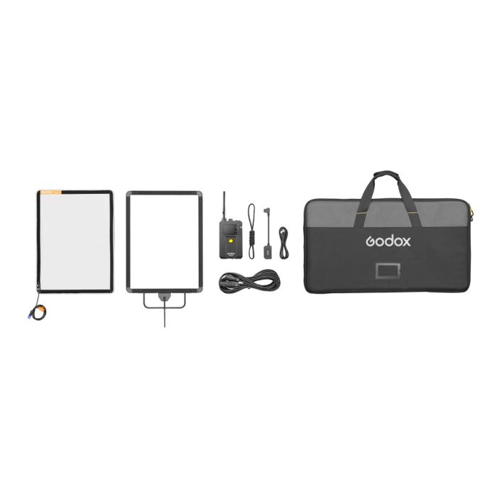 Godox AD21 K2 Electric Adjustable Diffusion Panel (60×45cm, CRMX, Bluetooth Control) with Carry Bag