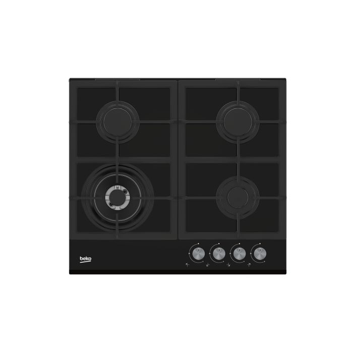 Beko HILW64235S Gas Hob 4 Zones Black (HILW64235S) Beko HILW64235S Gas Hob 4 Zones Black (HILW64235S)