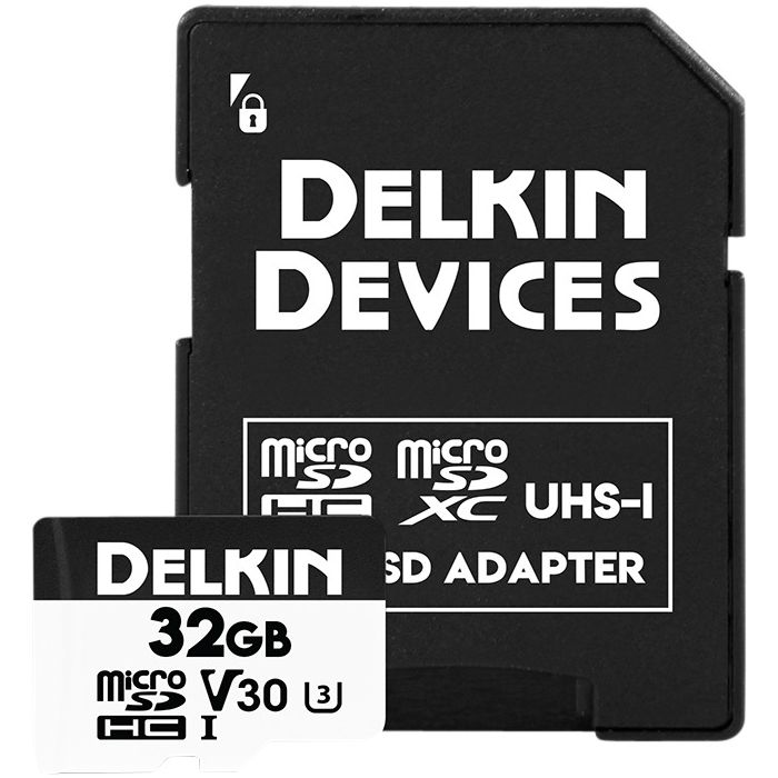 Delkin Devices Trail Cam Hyperspeed microSDHC 32GB Class 10 U3 V30 R100/W75 (DDMSDAHS32GB) Delkin Devices Trail Cam Hyperspeed microSDHC 32GB Class 10 U3 V30 R100/W75 (DDMSDAHS32GB)