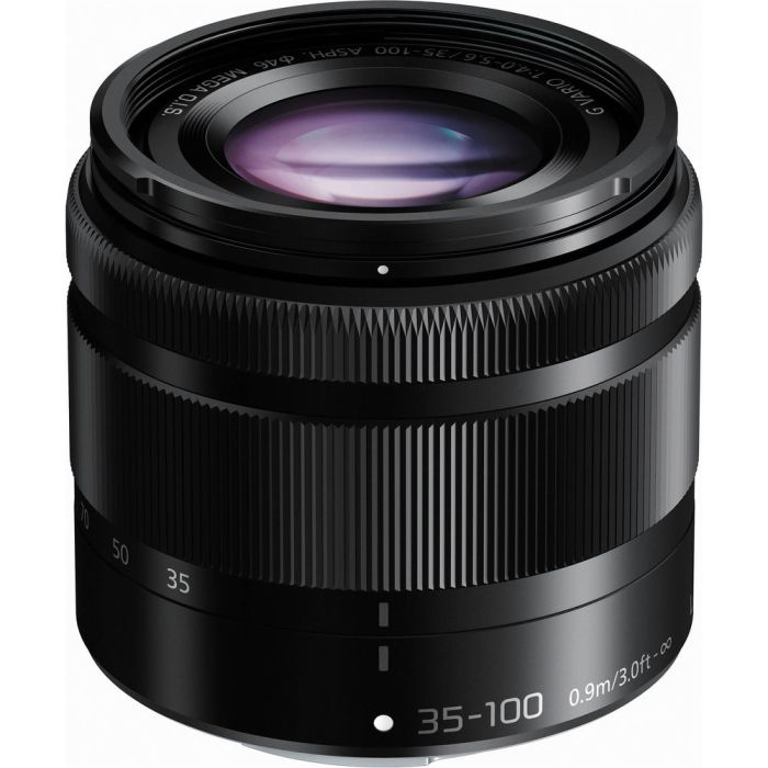 Panasonic Lumix G Vario 35-100mm f/4.0-5.6 Asph Mega O.I.S. Black (H-FS35100E-K)