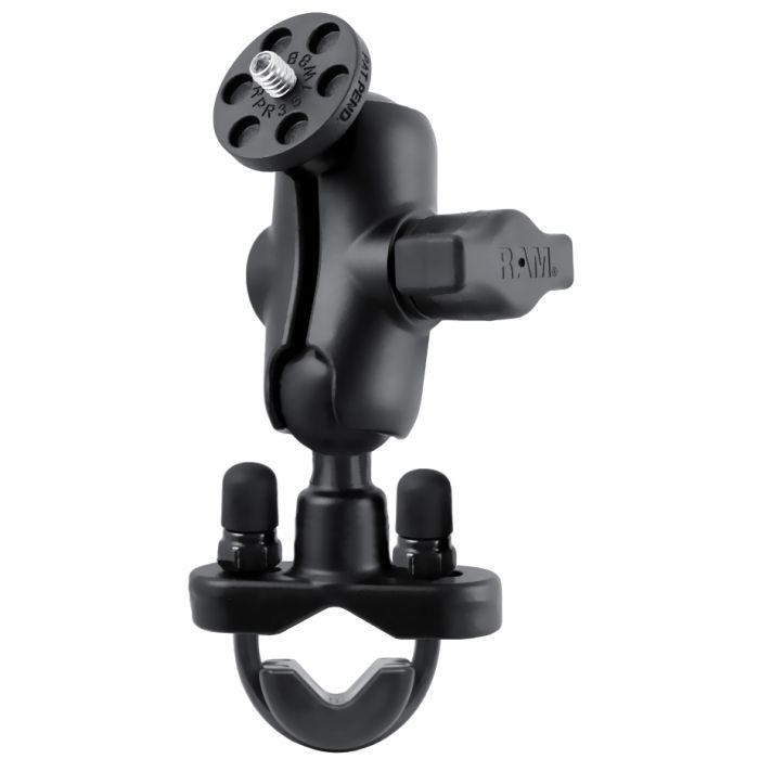 Ram Mounts RAM Handlebar Rail Mount with 1/4-20 Camera Threaded Adapter (RAM-B-231Z-A-366U)