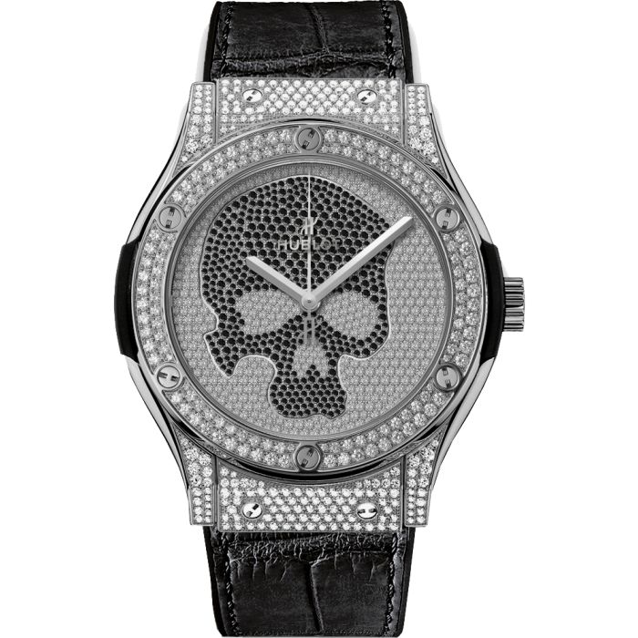Hublot Classic Fusion Diamond Skull Men's Watch 542.NX.9000.LR.1704.SKULL