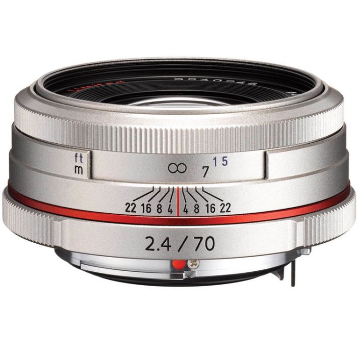 Pentax HD Pentax-DA 70mm f/2.4 Limited Silver