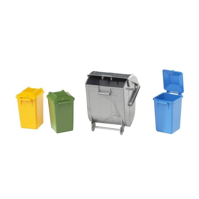 Bruder Accessories Garbage Can Set (02607) Bruder Accessories Garbage Can Set (02607)