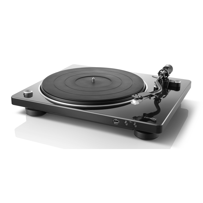 Denon DP-450USB Black Premium Belt-Drive Turntable