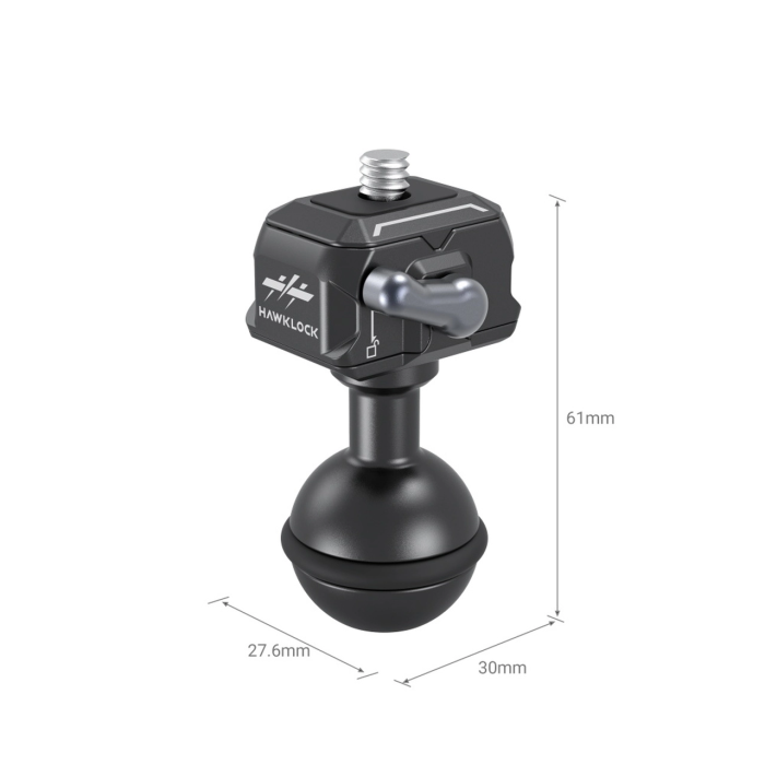 SmallRig Drop-in HawkLock mini Quick Release 1/4-20 Ball Head 3600