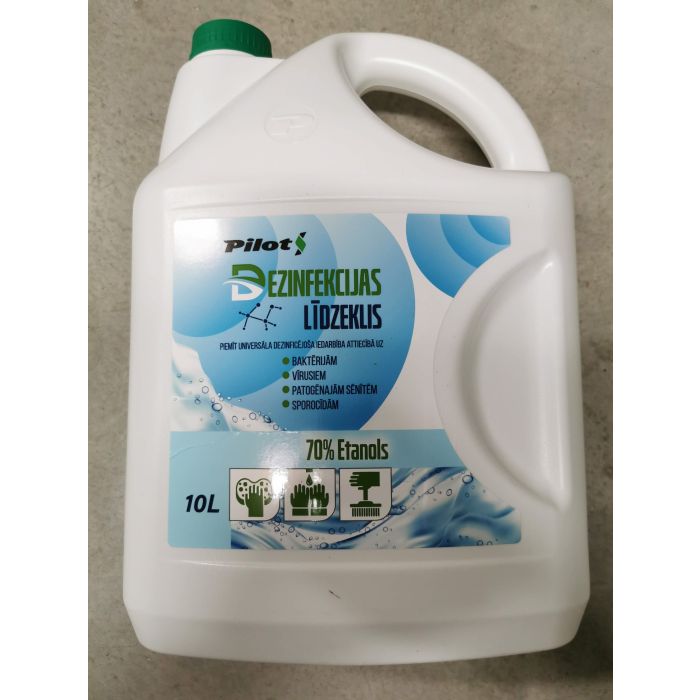 Pilots disinfectant 10L 70% ethanol