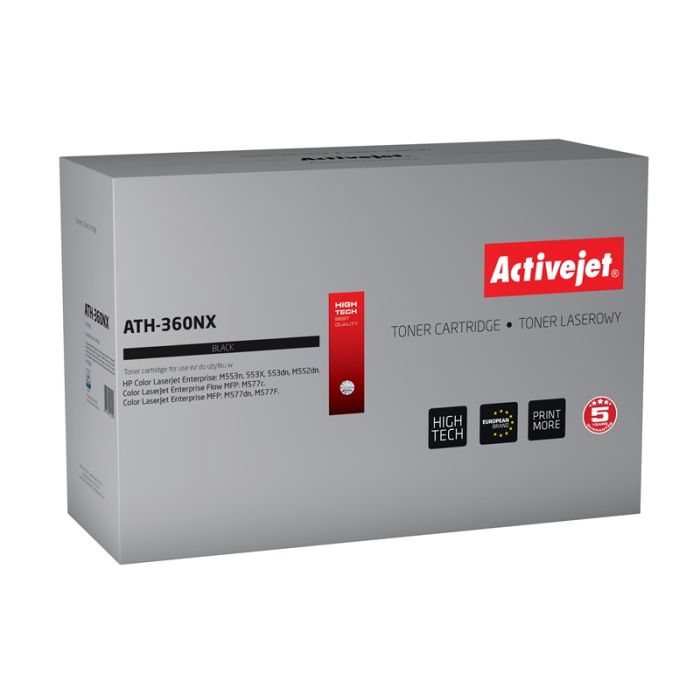 Activejet ATH-360NX toner for HP printer HP 508X CF360X replacement Supreme 12500 pages black