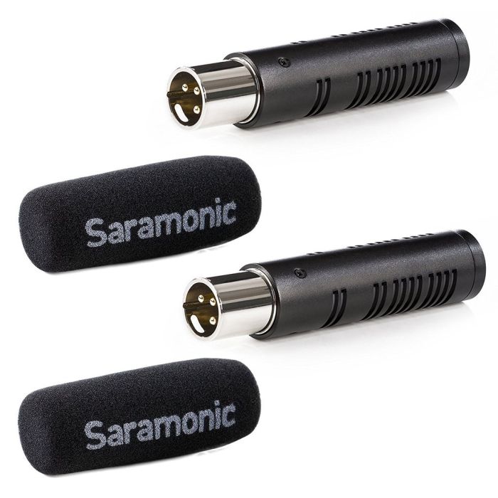 Saramonic SR-AXM3 Broadcast Quality XLR Shotgun Cardioid Condenser Microphone Capsules - 2 Pack